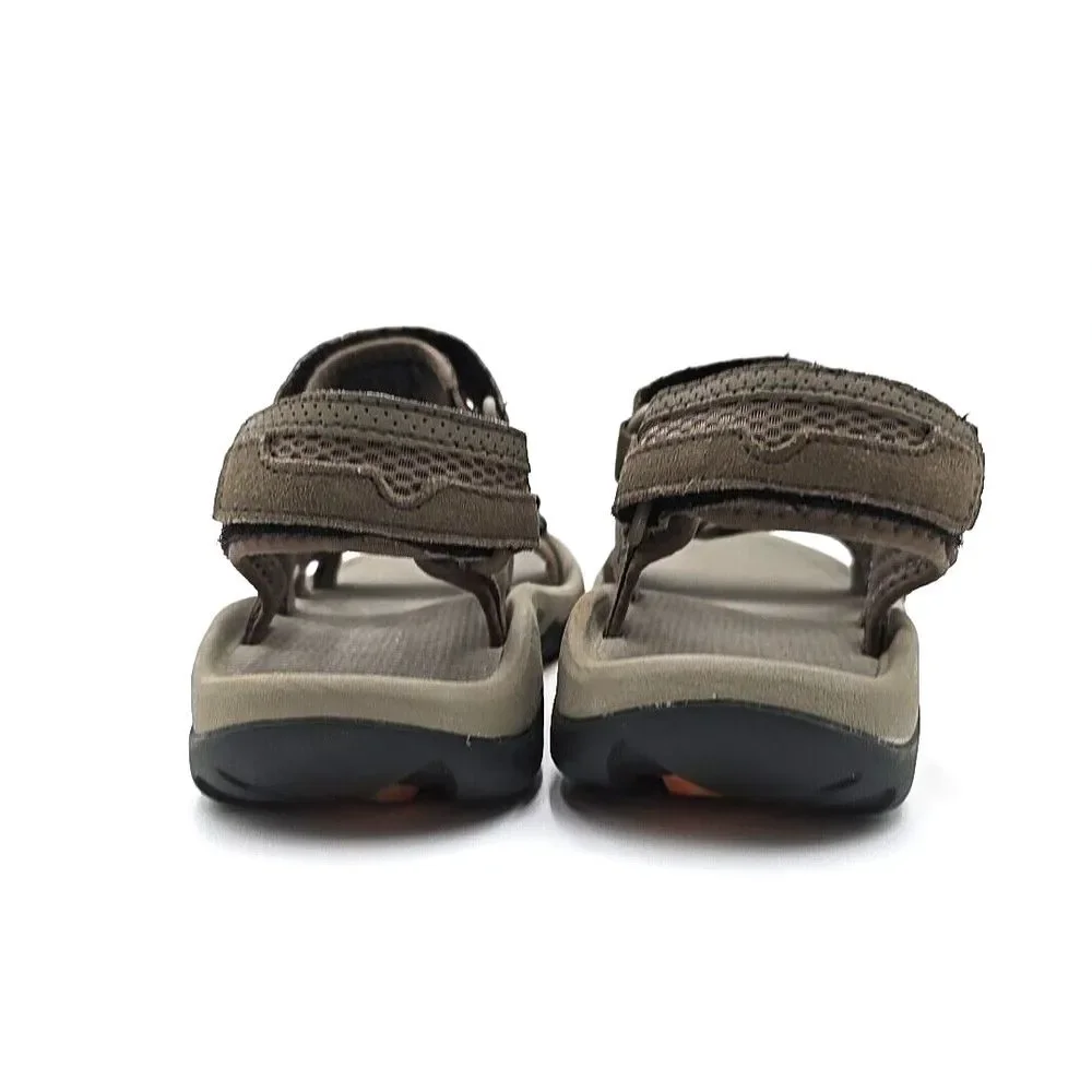 MENS TEVA HUDSON‎ HIKING SANDAL BUNGEE CORD SUEDE WATER SPORTS STRAPS Sz 9